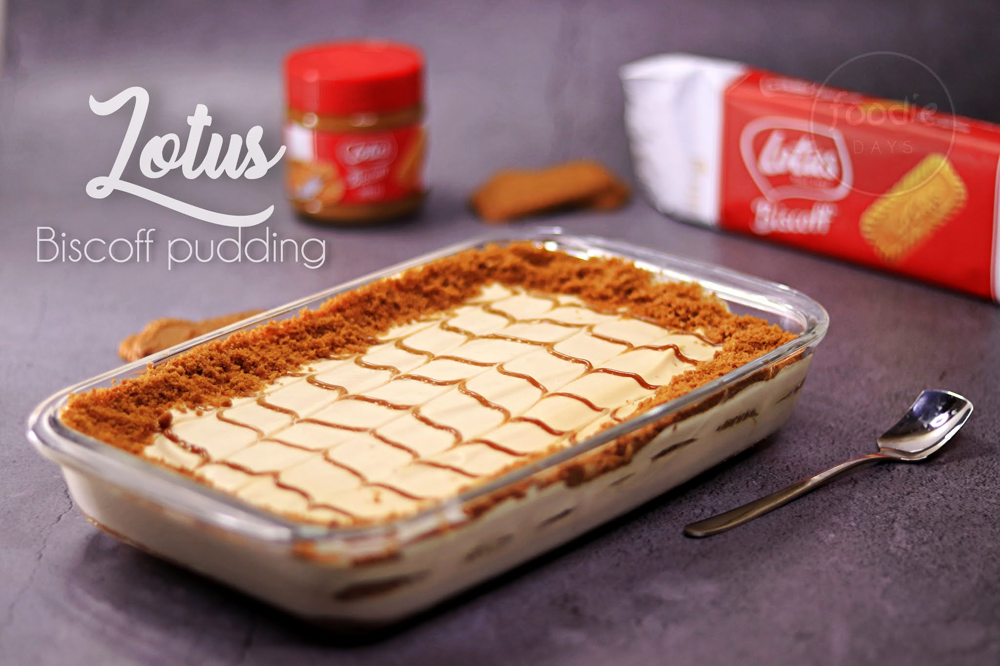 Lotus Biscoff Pudding Biscuit Pudding Lotus Biscoff Biscuit & Cream