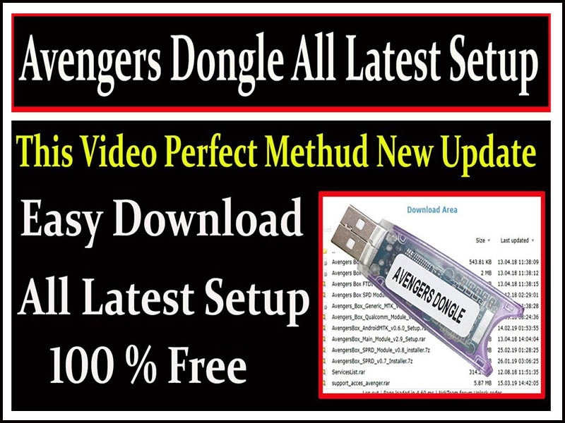Avengers Dongle Latest Setup and New Update Easy Download Latest