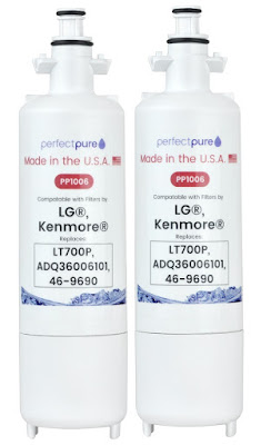 PERFECTPURE PP1006-2P, LG-LT700P, ADQ36006102 COMPATIBLE FILTER, 2-PACK $42.50 https://filterforfridge.com/shop/perfectpure-pp1006-2p-lg-adq36006102-compatible-filter-2-pack/