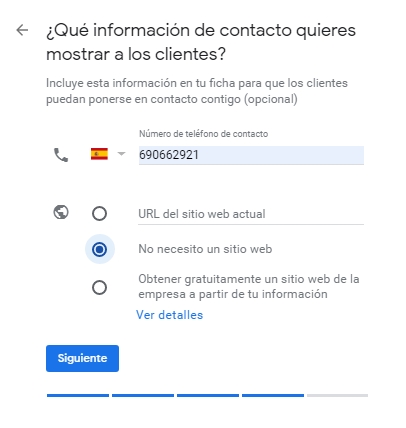 telefono google business