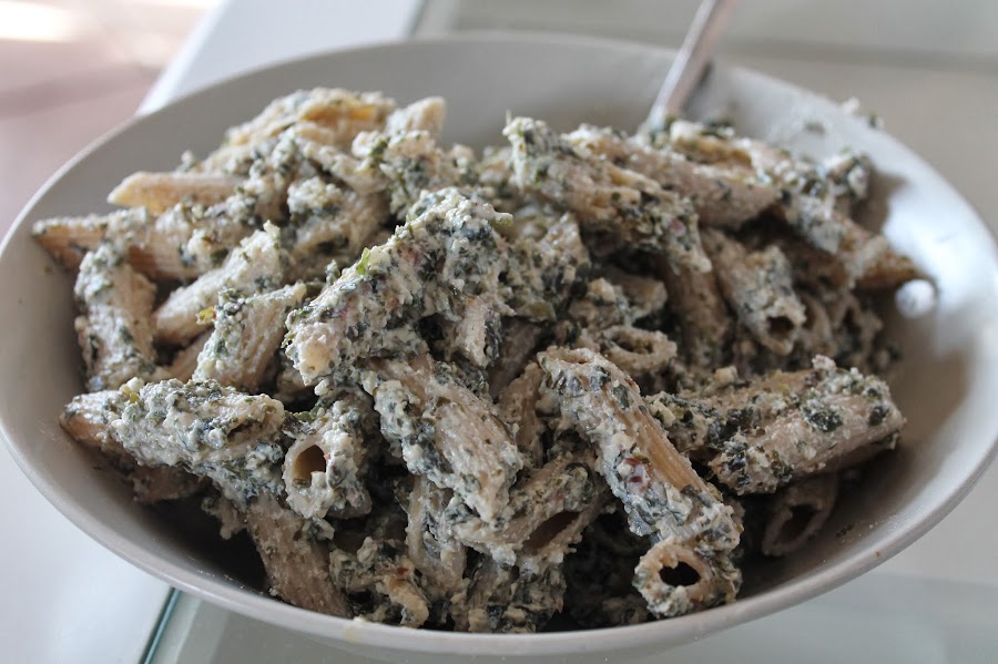 macarrones con algas