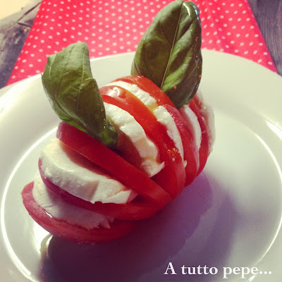 ventaglio di caprese... e buon ferragosto!