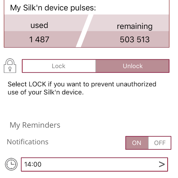 Fotoepilaator Silk’n Infinity 400.000 vol2 - kaks kuud