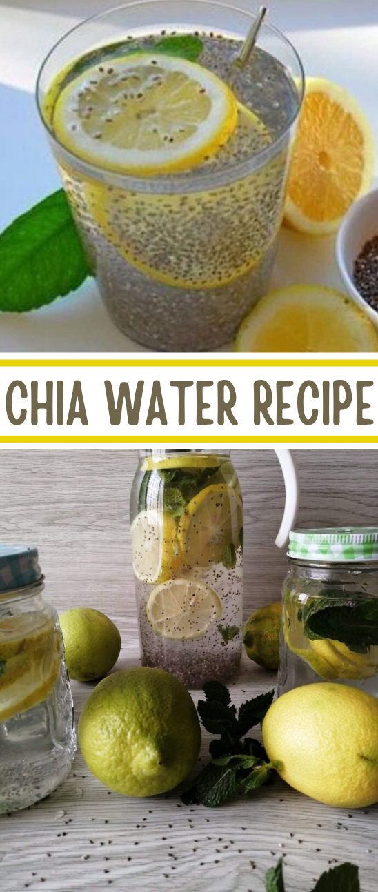Chia Water Recipe To Purify Body & Reduce Fat #healthy #drink #easy #detox #water