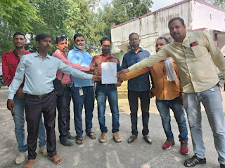 शातिर अपराधियो को शीघ्र गिरफ्तार करे पुलिस डीबीसी 24 परिवार के पत्रकारों ने दिया जिला पुलिस अधीक्षक को आवेदन