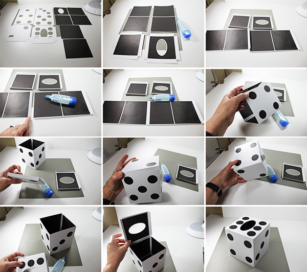 JMRush Designs Dice (Die) Tissue Box