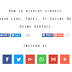 How to display classic Facebook Like, Tweet and Google + buttons using AddThis?