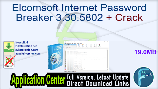 Elcomsoft Internet Password Breaker 3.30.5802 + Crack
