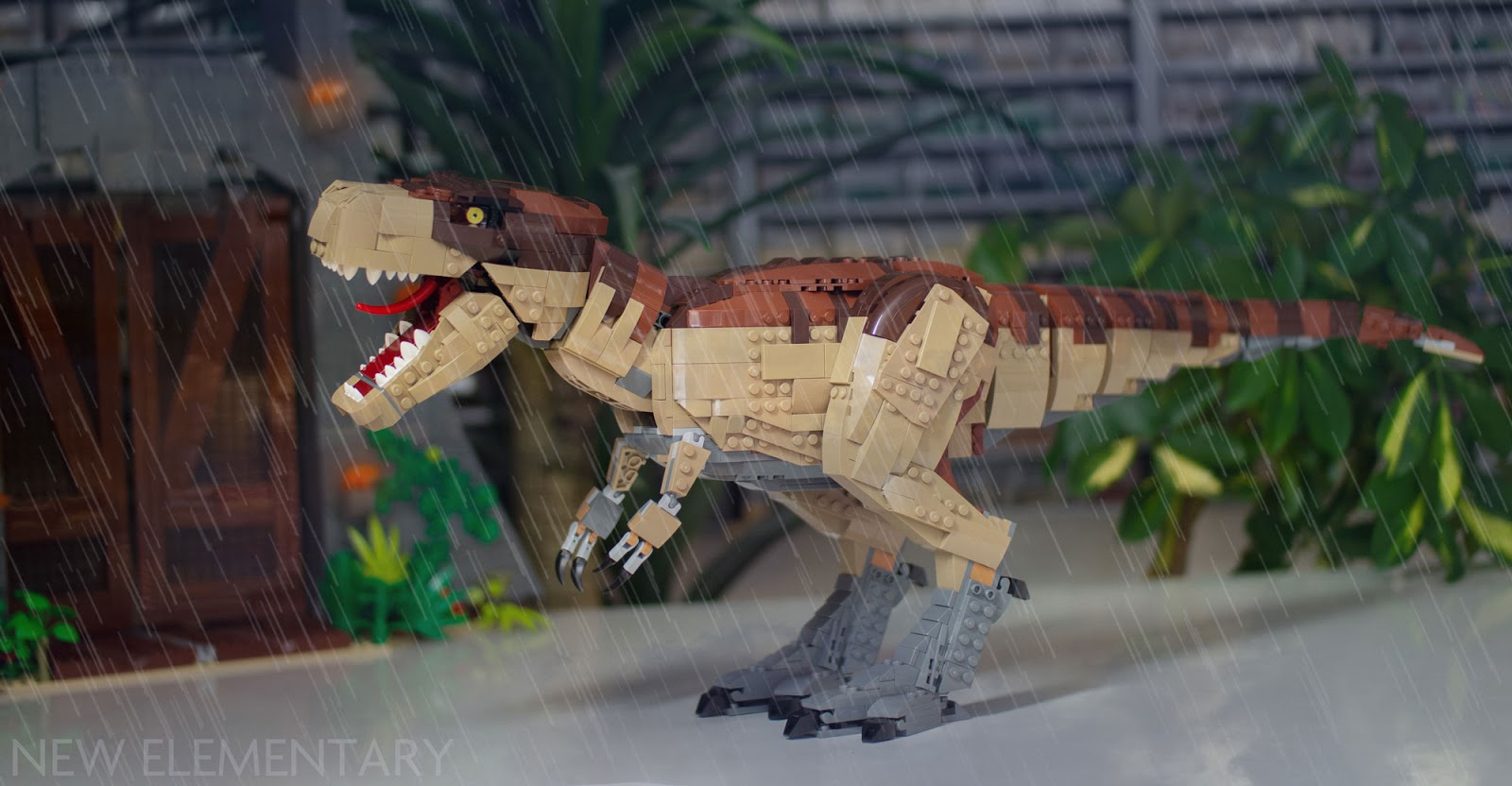 Tyrannosaurus rex running in prehistoric Stock Vector Images - Alamy