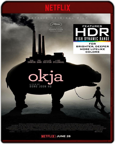 Okja (2017) 1080p NF WEB-DL HEVC HDR Dual Latino-Inglés [Subt. Esp] (Fantástico. Aventuras)