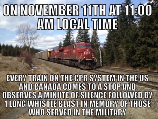 Just A Car Guy: It is veterans day. I&#39;ve only found one company that gives  a damn. Canadian Pacific Railway. CPR continues to pay tribute to the  veterans who served in the