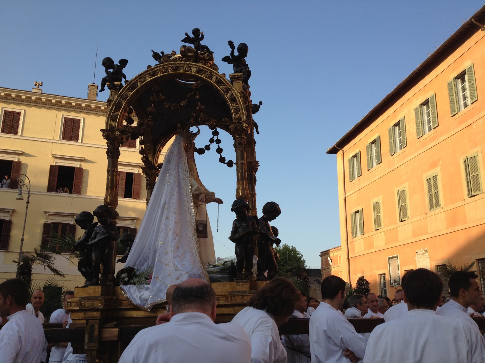 The Pines of Rome La Festa de' Noantri, the festival of the Trasteverini