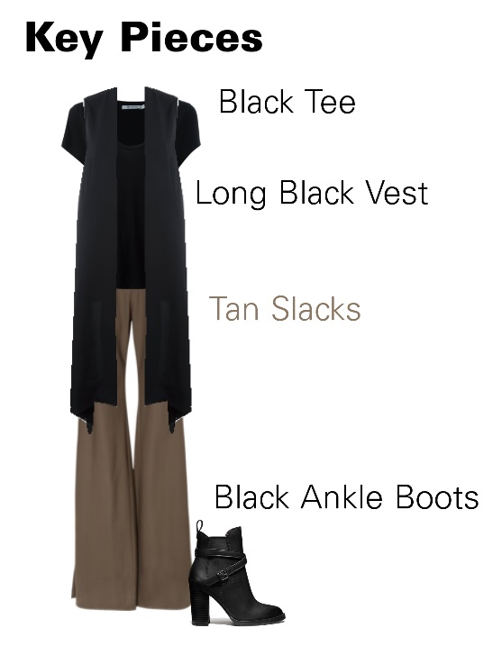 LowBudget Fashionista Casual Slacks and Vest