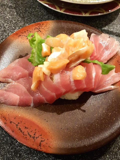 Tuna Sashimi at Heiroku Sushi Omotesando Tokyo 
