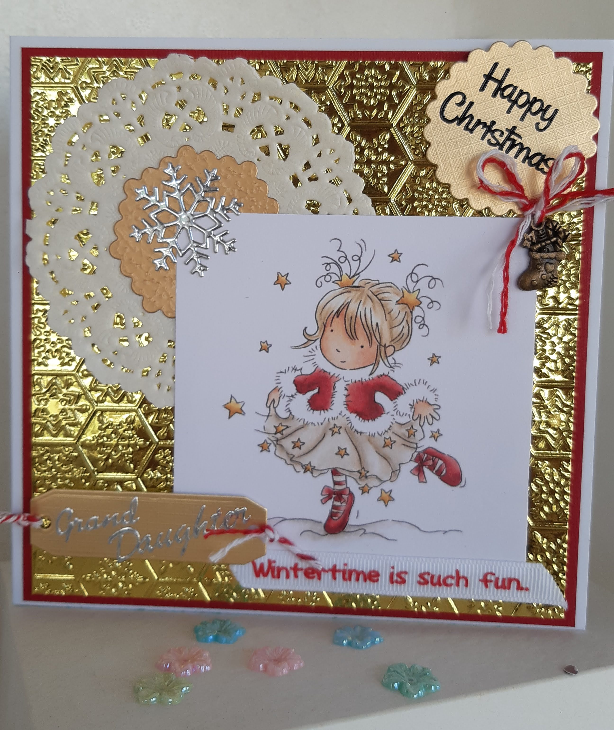 Spanish crafter Emboss for Crafty Friends