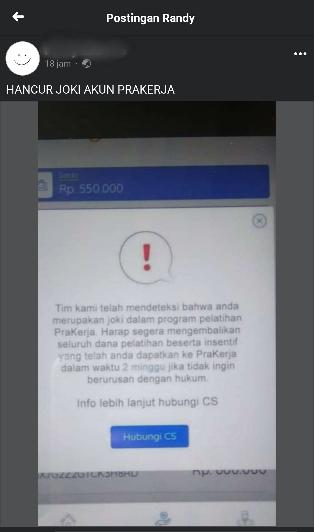 Heboh Beredar Unggahan Foto Tertangkapnya Joki Akun Prakerja Droidide