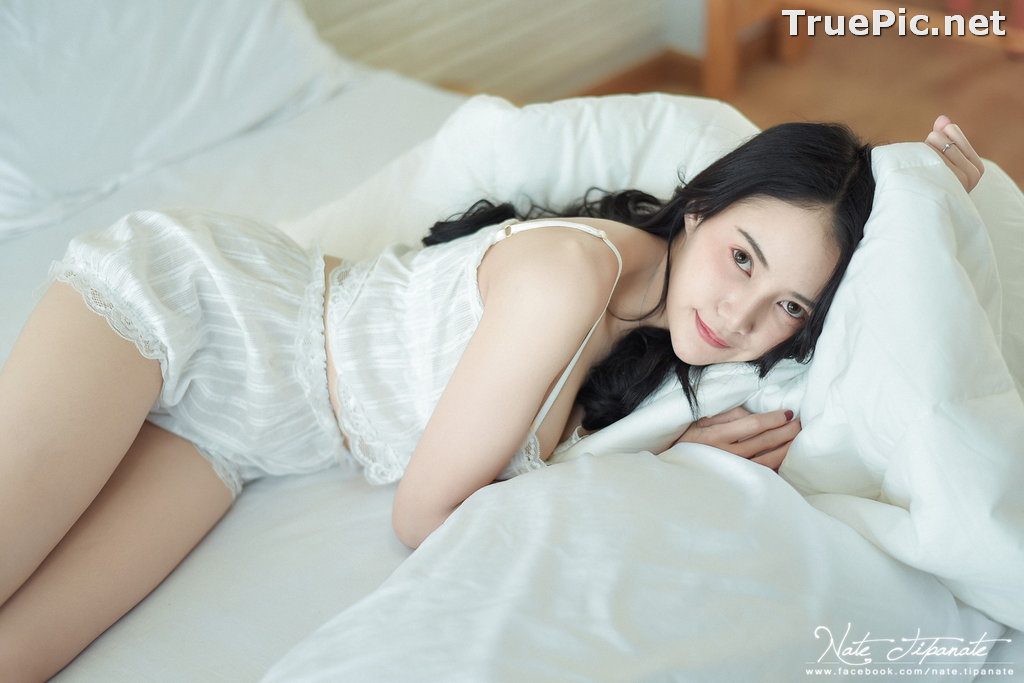 Image Thailand Model - Nattanicha Pw - Beautiful In White Sleepwear - TruePic.net - Picture-13