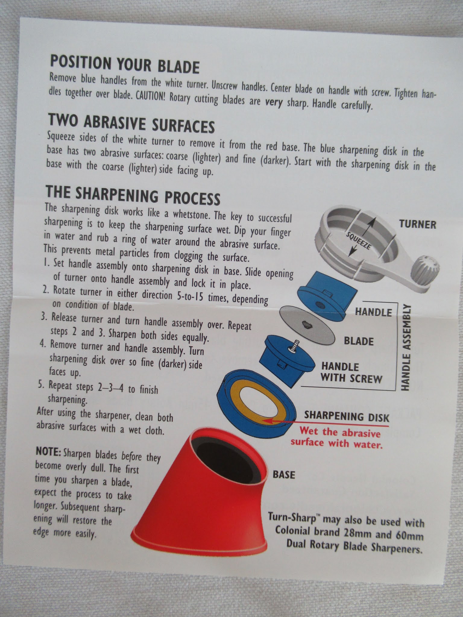 Flourishing Palms Rotary Blade Sharpener Review