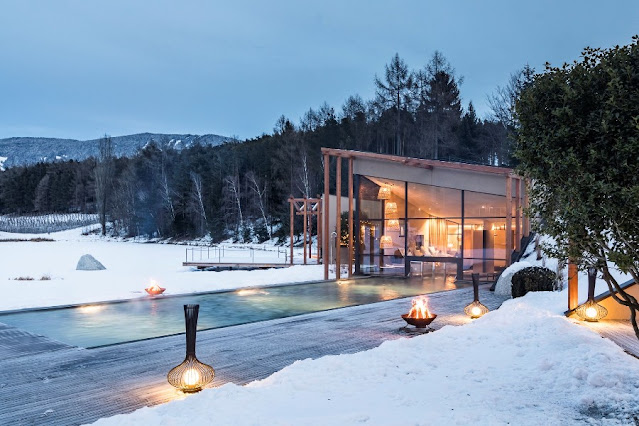 hotel con piscina esterna riscaldata montagna