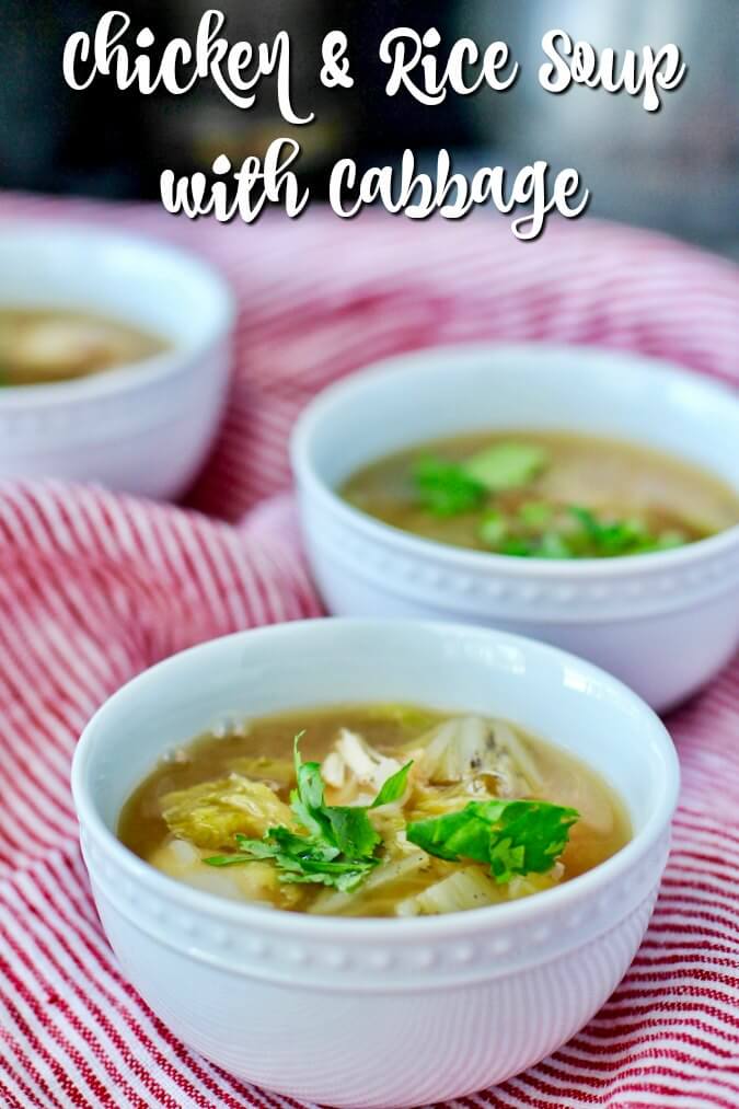 Chicken and Rice Soup with Cabbage Karen's Kitchen Stories