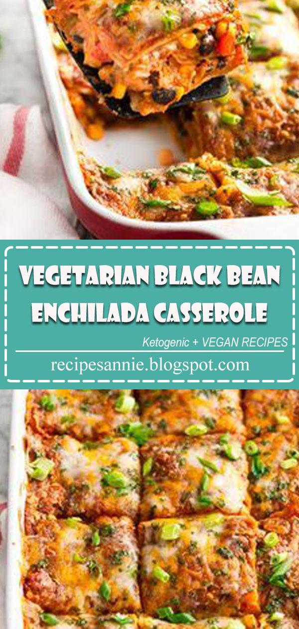Vegetarian Black Bean Enchilada Casserole Recipes Annie