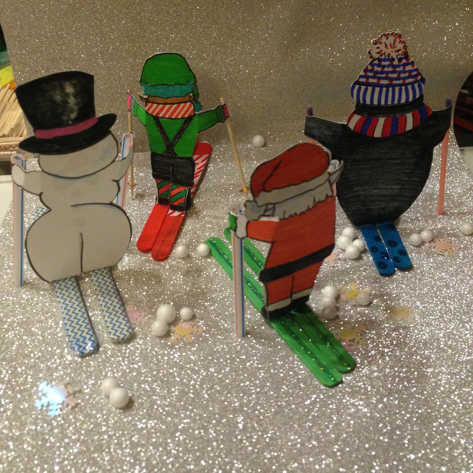 Bricolage maternelle ski