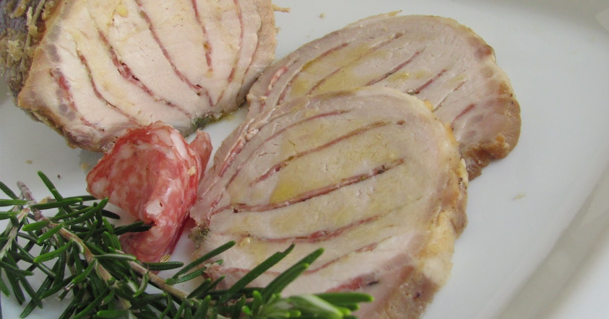 Sfizi e pasticci Arista farcita con pecorino e finocchiona