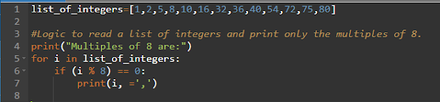 Geek4Tutorial.com: Python program to read a list of integers and print ...