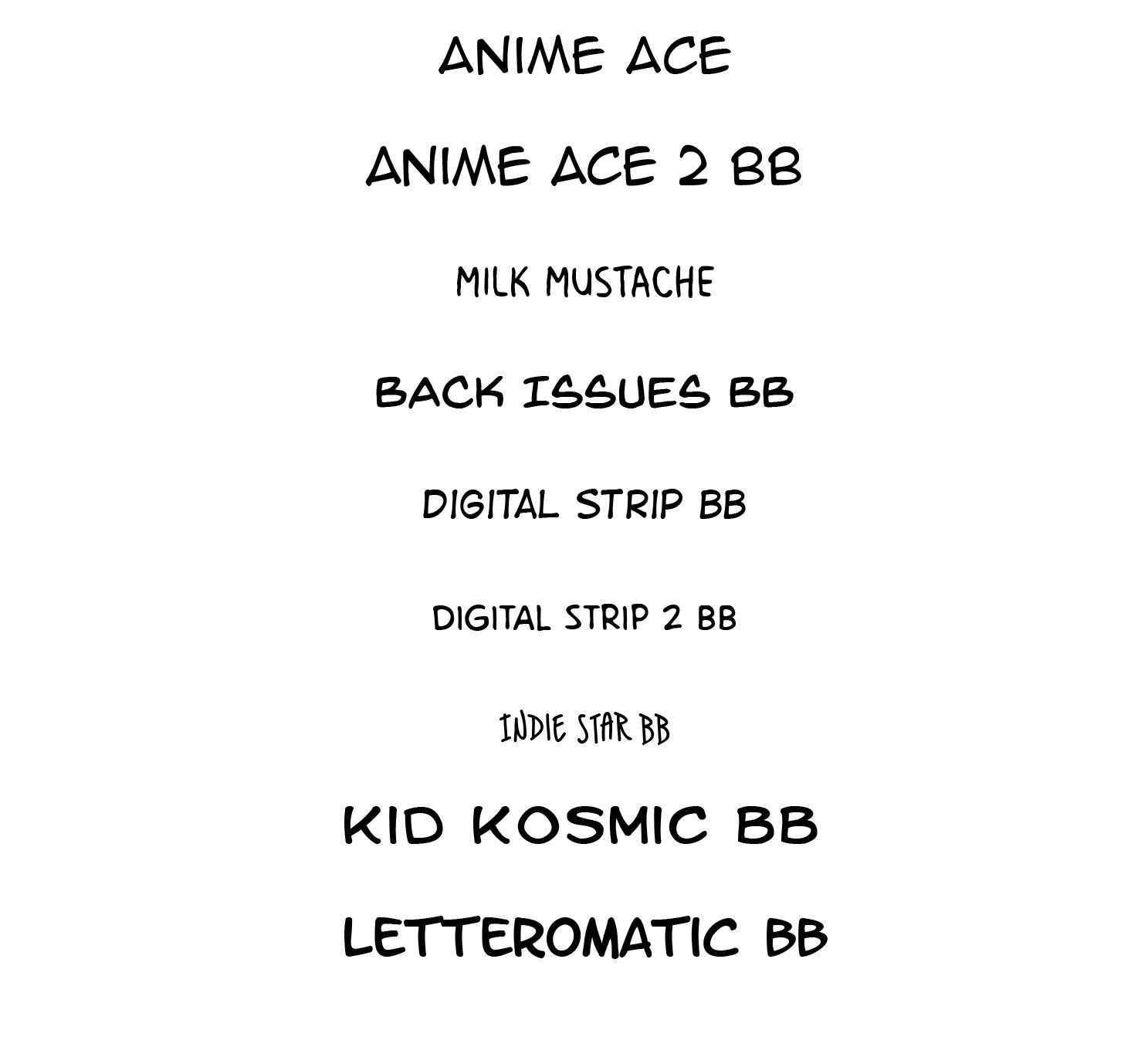 Anime Ace Font Photoshop