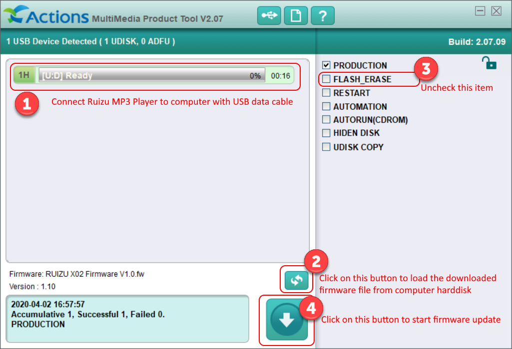 How to update latest firmware to Ruizu MP3 player | Sharetisfy