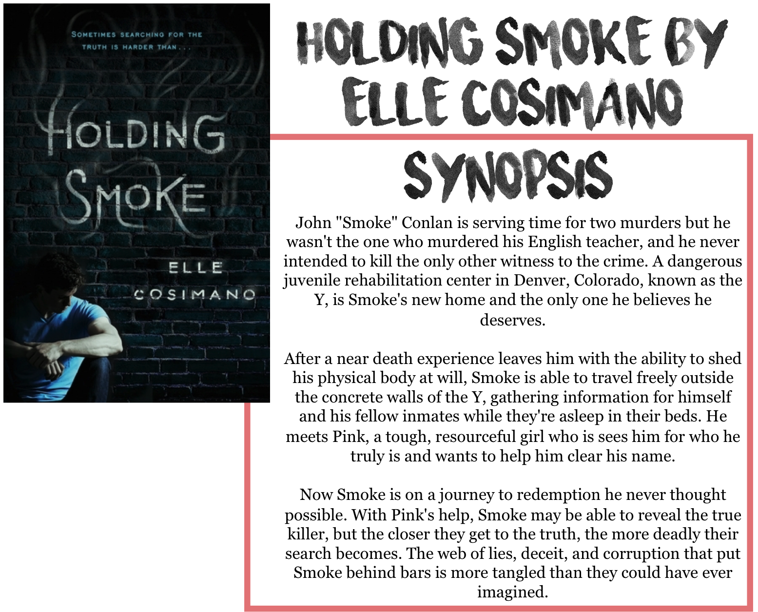 Download Holding Smoke By Elle Cosimano