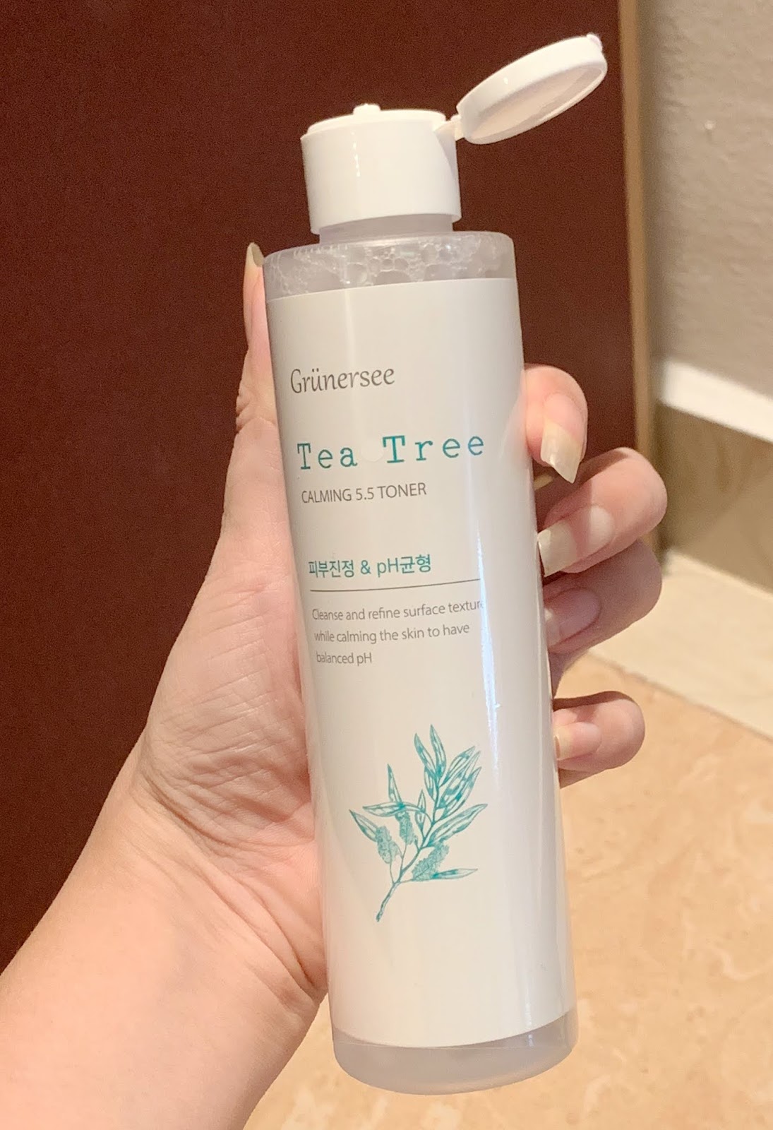 Product Review Grunersee Green Jeju Tangerine Vitamin C 5 5 Serum Grunersee Tea Tree Calming 5 5 Toner