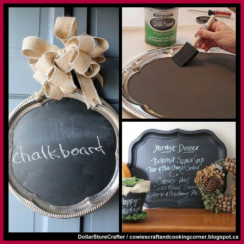 Dollar Store Crafter Use Dollar Tree Silver Trays To Make These Cute