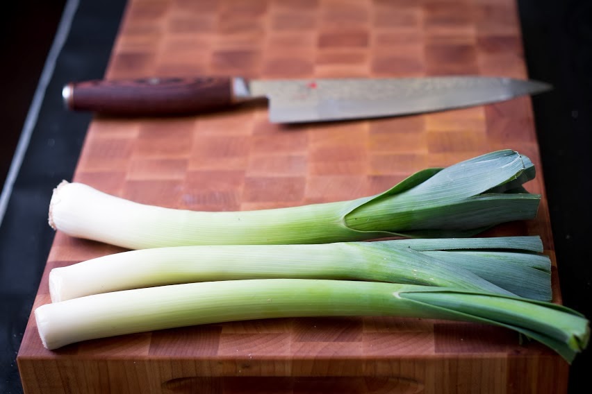 the verdigris leek and goat cheese tortilla