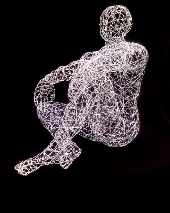 Скульптуры из проволоки. Simone Wojciechowski Simone Wojciechowski