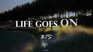 Life Goes On Lyrics English - BTS