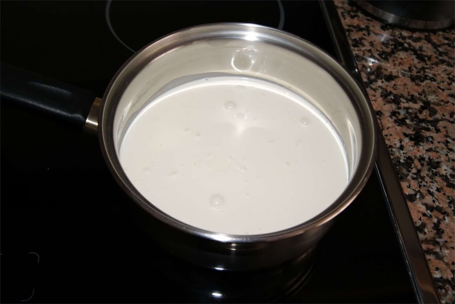 receta de panna cotta de chocolate paso 2