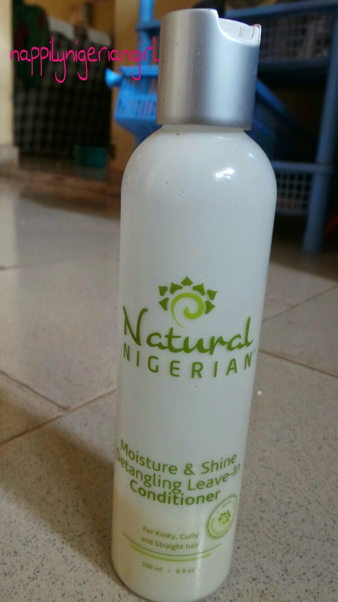 PRODUCT REVIEW NATURAL NIGERIAN MOISTURE AND SHINE DETANGLING LEAVE IN