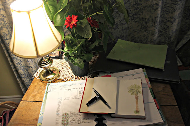 Quiet evening writing