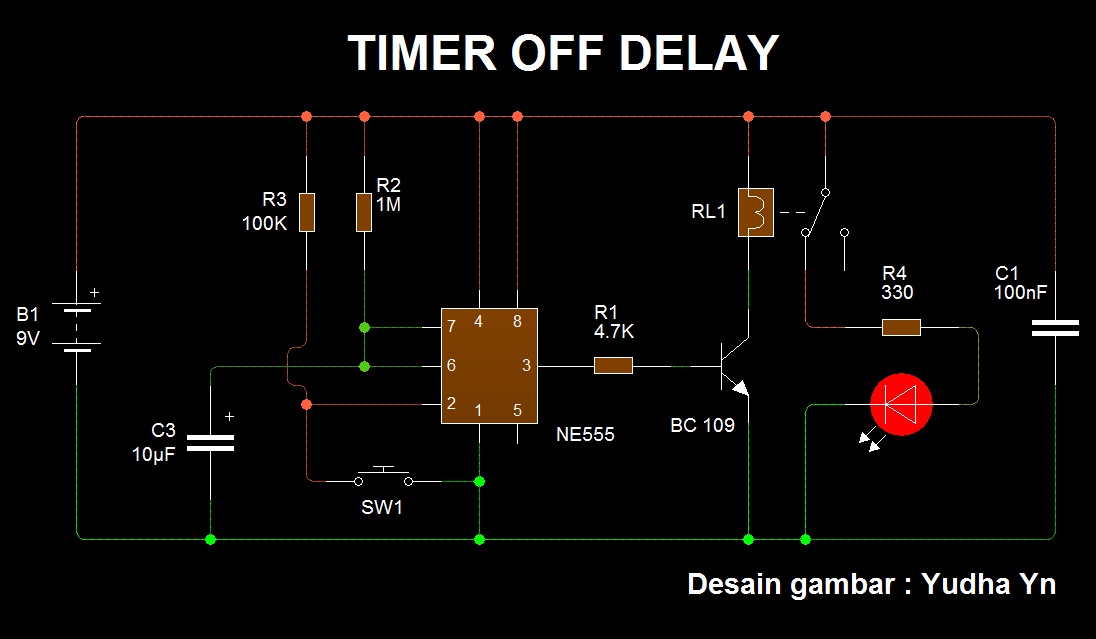 Skema Timer Off Delay