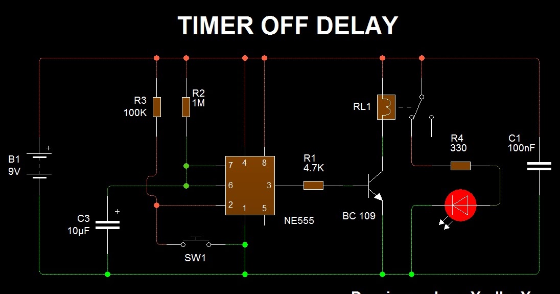 Time delay relay. Fan delay off function. Off delay. Selec 600xu. Off delay.