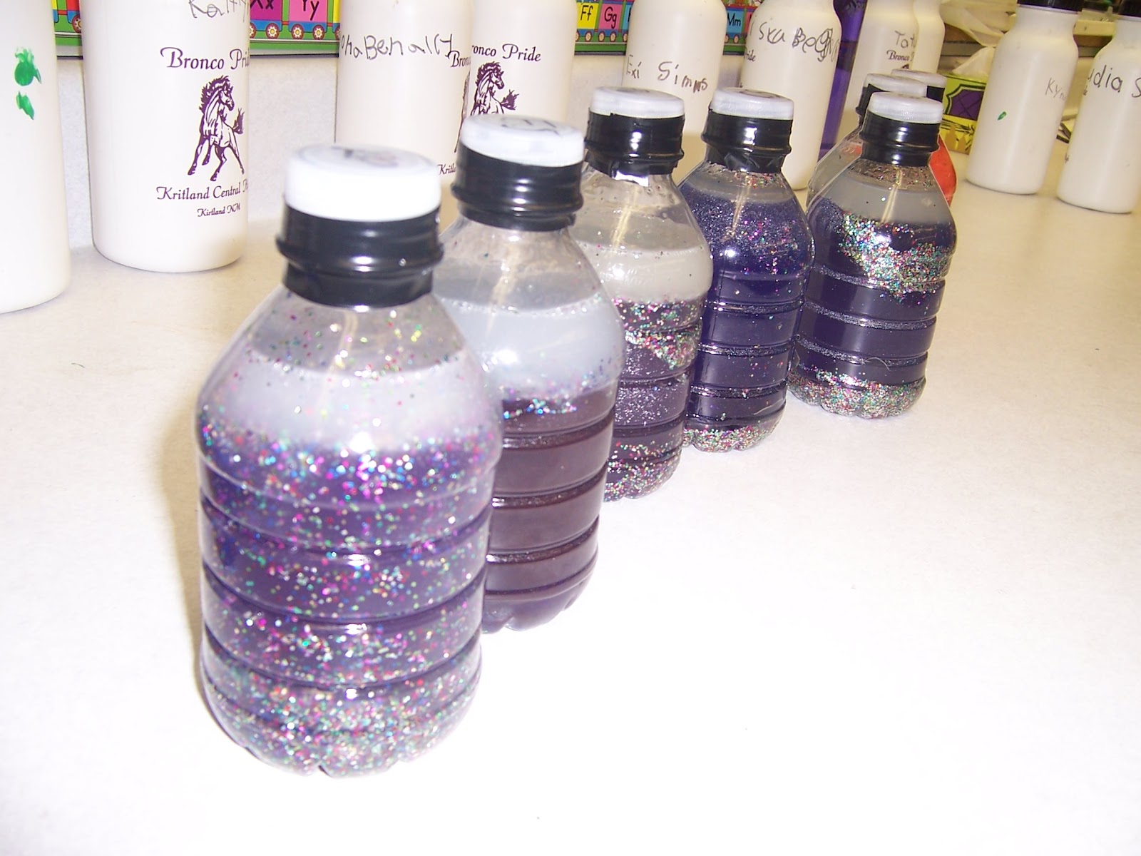 Mrs. Gillen's Kindergarten Gg is for Glitter Bottles