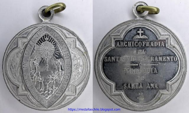 Medalla Archicofradía Santísimo Sacramento Parroquia Santa Ana