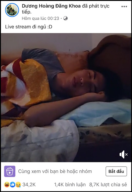 Bắt trend livestream giấc ngủ, chàng trai Việt bất ngờ nổi tiếng chỉ sau một đêm
