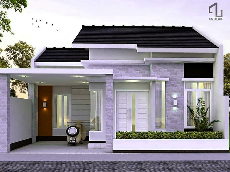 86 Foto Desain Depan Rumah Minimalis Pintu Samping Makin Kece