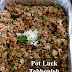 Pot Luck Tabbouleh with Feta and How to Chop a Lot of Herbs Easily