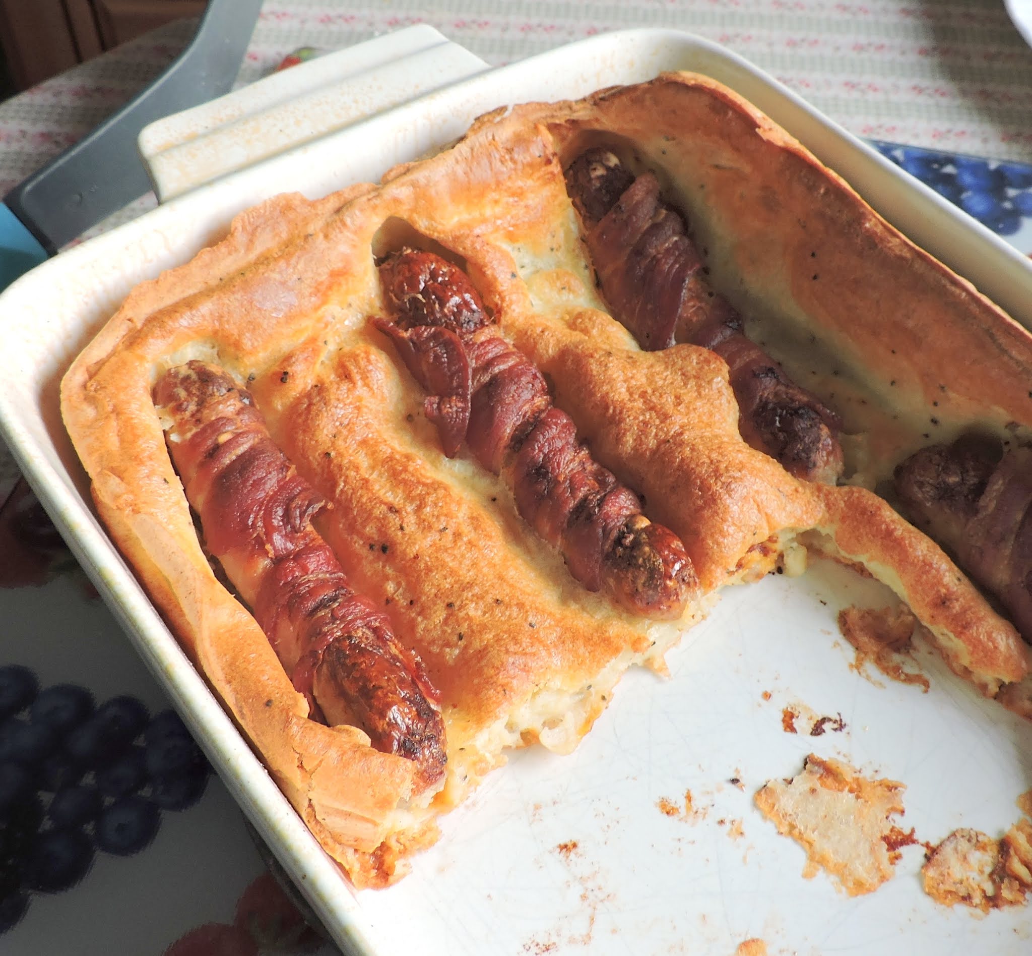Bacon & Sausage Toad in the Hole The English Kitchen