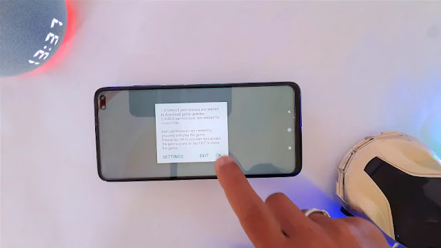 Game asking for storage permission