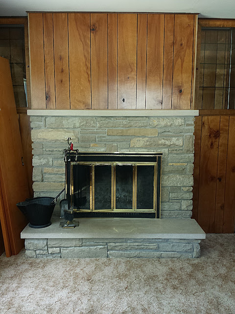 Fireplace before any updating
