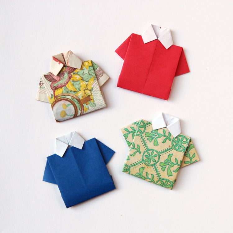 HOW TO FOLD AN ORIGAMI SHIRT. Gathering Beauty